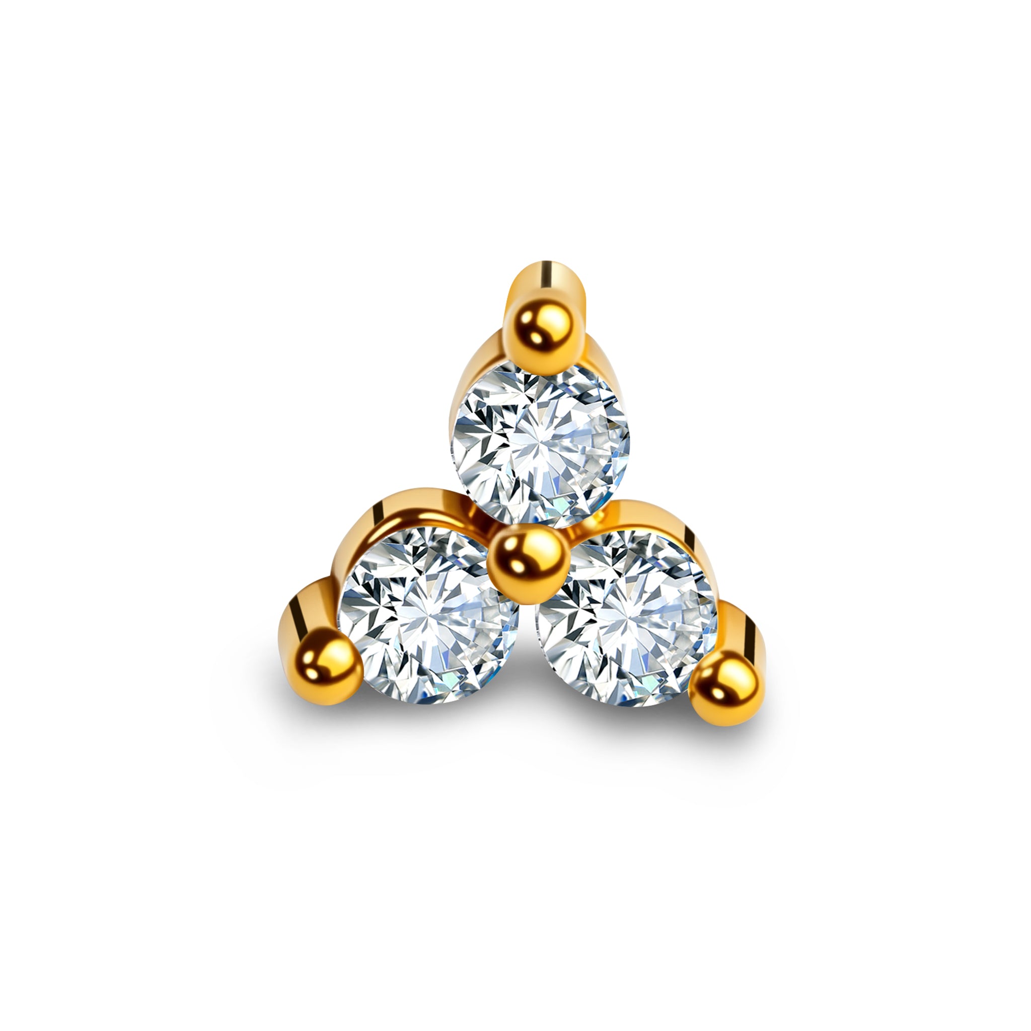 Dreier-Kristall — Titan Schmuck