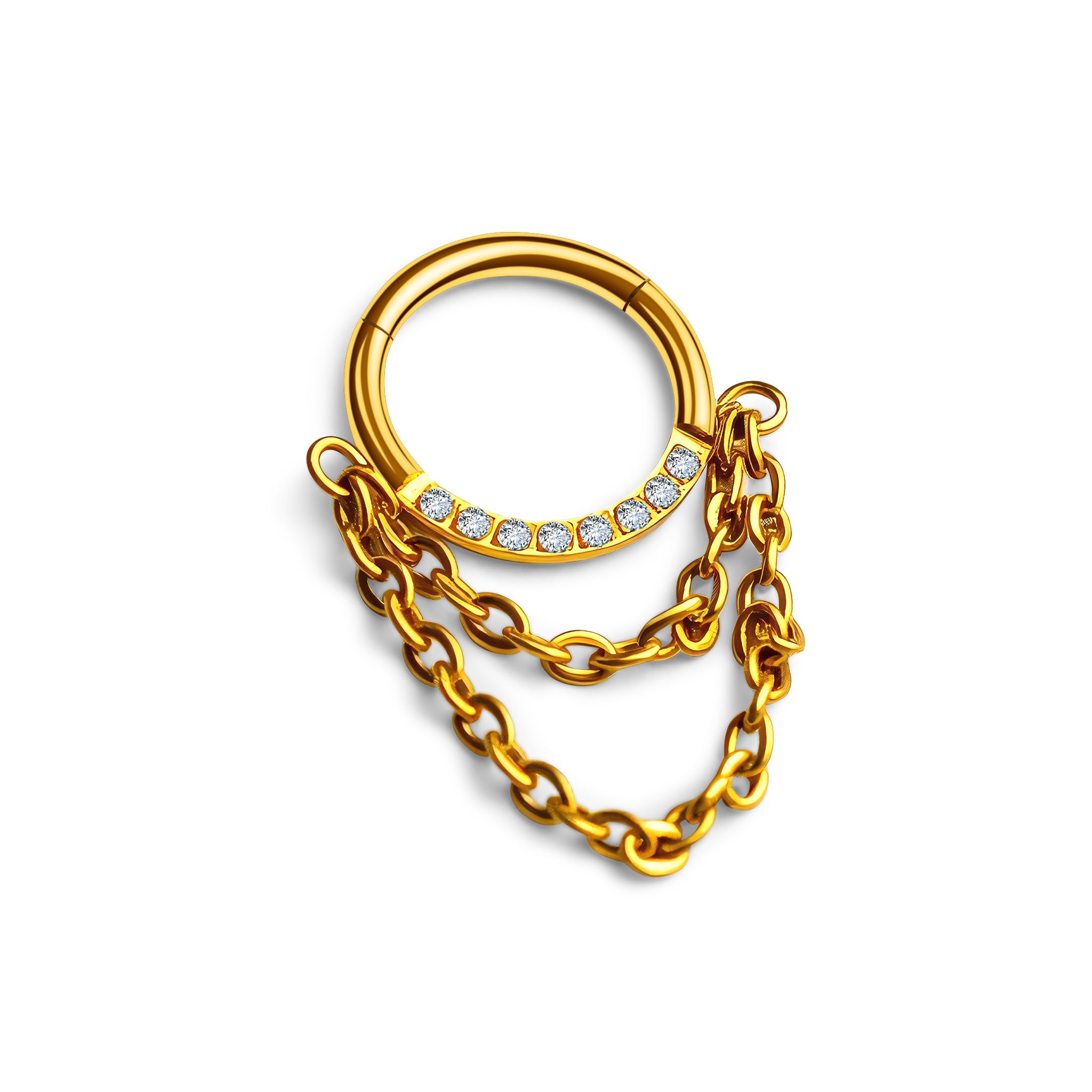Einzelkristall — Titan Schmuck